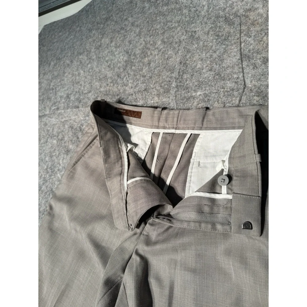 Perry Ellis Portfolio‎ Straight Dress Pants Men's Size 34/32 Gray City Pair